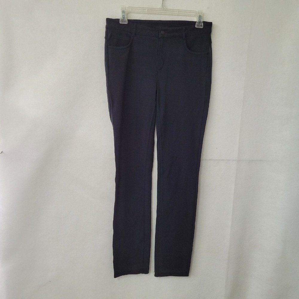 Athleta Ponte Knit Jegging Womens 6T Black Stretch Skinny 5-Pocket Style‎ 349171